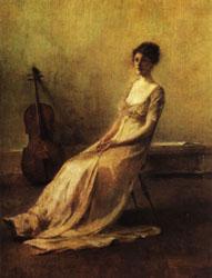 Thomas Dewing The Musician Germany oil painting art